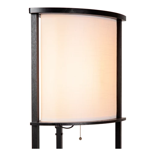 Lucide MENNO - Floor lamp - 1xE27 - Black - detail 2